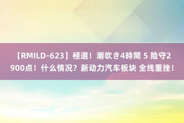 【RMILD-623】極選！潮吹き4時間 5 险守2900点！什么情况？新动力汽车板块 全线重挫！